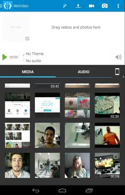 WeVideo android App screenshot 1